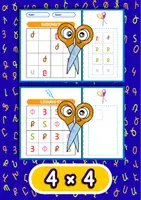 Vorschau - Spiele - Armenisches Alphabet – Bild-Sudoku zum Ausschneiden & Einkleben - Seite 1