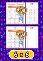 Vorschau - Arbeitsblätter - Georgisches Alphabet – Bild-Sudoku zum Ausschneiden & Einkleben - Seite 2