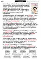 Vorschau - Arbeitsblätter - Körperpflege | Lückentext | Gesundheit | Alltag | Verantwortung - Seite 2