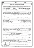 Vorschau - Arbeitsblätter - MIXED GRAMMAR: Australia‘s Social Media Ban • ABs + Musterlösung - Seite 2
