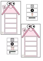 Voorbeeld - getallen huisjes 1t/m20 (roze) - Pagina 3