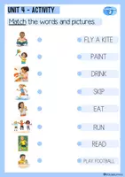 Vista previa - Unidades / Secuencias / Situaciones de Aprendizaje - Grammar 2 (Unit 4 Free time activities) Letra NO ligada - página 3