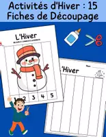 Aperçu - Apprentissages en autonomie - Activités Hiver : Découpage & Puzzle Numérique 1-5 - Page de couverture
