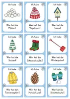 Vorschau - Spiele - Materialpaket / Bundle: Ich habe.., wer hat..? (Lesespiel, Wortschatzspiel) Jahreszeiten: Winter, Frühling, Sommer - Seite 3