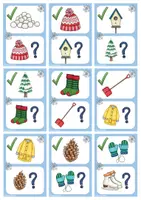 Vorschau - Spiele - Ich habe, wer hat...? Winter Wortschatzspiel (Bild-Bild) - Seite 2