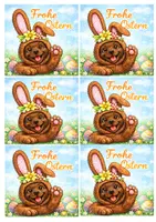 Vorschau - Mal- und Bastelvorlagen - einfache Osternestfiguren für Pappbecher Grußkärtchen Ostern Pinguin und neutral - Seite 2