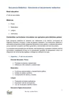 Vista previa - Unidades / Secuencias / Situaciones de Aprendizaje - Sec. didáctica 4º año - Simulando el decaimiento radiactivo - página 1