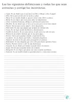 Vista previa - Tarjetas / Manipulativos - Definiciones- verdadero o falso - Portada