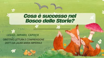 anteprima - Materiale di supporto/inclusione - Cosa è successo nel Bosco delle Storie - Pagina di copertina