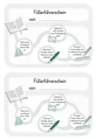 Vorschau - Arbeitsblätter - Füllerführerschein - Seite 1