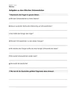 Vorschau - Arbeitsblätter - Schneewittchen – Märchentext mit Aufgaben - Seite 2