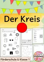Vorschau - Arbeitsblätter - Geometrische Formen, Ebene Figuren, Kreis, Geometrie - Deckblatt