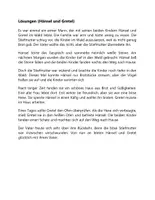 Vorschau - Arbeitsblätter - Hänsel und Gretel – Märchentext (Rechtschreibung) - Seite 1