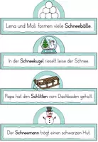 Vorschau - Arbeitsblätter - Schleichdiktat Winter - Seite 3