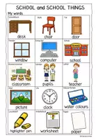 Vorschau - Spiele - Matching Pairs: School and School Things (Game - Finding Pairs) - Seite 3