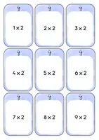 Vorschau - Stationenlernen - 2er Reihe - Malaufgaben 1x1 - Karten für den magischen Zylinder/Zauberzylinder - Seite 2