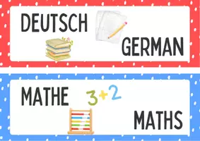 Vorschau - Poster - Stundenplan für den Klassenraum - Seite 2