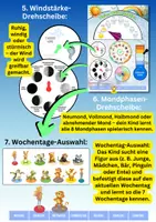 Vorschau - Arbeitsblätter - Wetterstation für Kinder – Wetter, Jahreszeiten & Mondphasen lernen | Morgenkreis & Sachunterricht - Seite 3