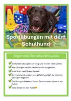 Vorschau - Aufgabenkarten - Kartei Sportübungen und Spiele mit dem Schulhund - Seite 1