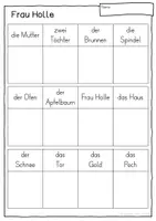 Vorschau - Unterrichtsreihen - Frau Holle Lesespaziergang – 4-fach differenziert (Lesen & Verstehen Grundschule) - Seite 1
