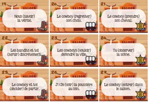 Aperçu - Apprentissages en autonomie - Panique au saloon - Indicatif passé composé - Page 3