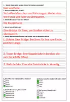 Vorschau - Arbeitsblätter - Lesetexte zu den Brückenarten mit Fragen und Lösungen - Seite 3