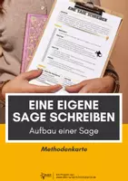 Vorschau - Arbeitsblätter - Methodenkarte: Aufbau einer Sage - Deckblatt