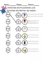 Vorschau - Arbeitsblätter - Frühblüher: Silben • Wortschatz (DaZ/DaF / Deutsch) - Seite 3