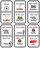 Vorschau - Spiele - Lesespiel R/r - Ich habe .... Wer hat? - Seite 1