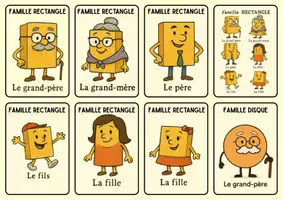 Aperçu - Jeux - Les formes - Jeu des 7 familles - Page de couverture