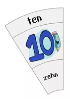 Vorschau - Fördermaterial/Inklusion - Circle puzzle numbers 10-20 - Legekreis - Seite 3