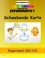 Vorschau - Arbeitsblätter - Schwebende Karte – Luftdruck hält Wasser im Glas - Deckblatt