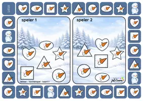 Voorbeeld - Winter - Vormenspel - Pagina 3