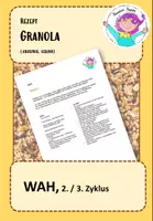 Vorschau - Arbeitsblätter - Rezept Granola, knusprig und gesund - Deckblatt