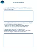 Vorschau - Arbeitsblätter - Arbeitsblatt - Wassermodelle / Modelle aus Styropor - Seite 1