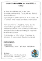 Vorschau - Stationenlernen - Geometrische Formen auf dem Geobrett - Seite 1