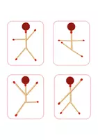 Vorschau - Stationenlernen - Streichholz Tanz - Muster nachlegen - Freiarbeit und Spiele - Seite 1