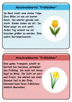 Vorschau - Unterrichtsreihen - Abschreibkartei: Thema Frühblüher - DaZ/DaF / Deutsch (schreiben • Rechtschreibung) - Seite 2