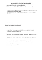 Vorschau - Merkblätter - Wirtschaft 10. Klasse Kreditformen - Seite 1