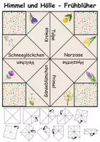 Vorschau - Spiele - Himmel und Hölle: Frühblüher - DaZ/DaF / Deutsch (flaten/basteln) - Seite 1