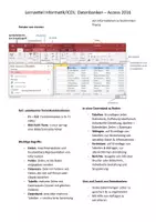 Vorschau - Merkblätter - Informatik/ICDL Datenbanken mit Access - Deckblatt