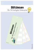 Vorschau - Merkblätter - Die 100 häufigsten Fehlerwörter - Blitzlesen - Deckblatt