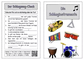 Vorschau - Arbeitsblätter - Booklet - Die Schlaginstrumente - Seite 3