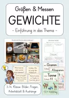 Vorschau - Arbeitsblätter - Gewichte - Einführung (3./4. Klasse) - Deckblatt