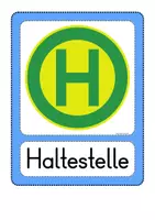 Vorschau - Stationenlernen - Haltestellenschilder mit Tickets - Seite 2