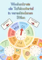 Vorschau - Präsentationen/Tafelbilder - Wochenkreis Lege- und Tafelmaterial - Deckblatt