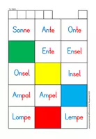 Vorschau - Arbeitsblätter - Lesen mit Quatschwörtern - Teil 1 (Klasse 1) - Seite 3