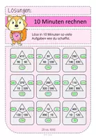 Vorschau - Aufgabenkarten - 10 Minuten rechnen 2 Rechendreiecke ZR 1000 - Seite 2