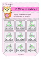 Vorschau - Arbeitsblätter - 10 Minuten rechnen 2 Zahlenmauern ZR 1000 - Seite 2