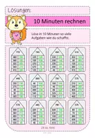 Vorschau - Arbeitsblätter - 10 Minuten rechnen 2 Rechenhäuser ZR 1000 - Seite 2